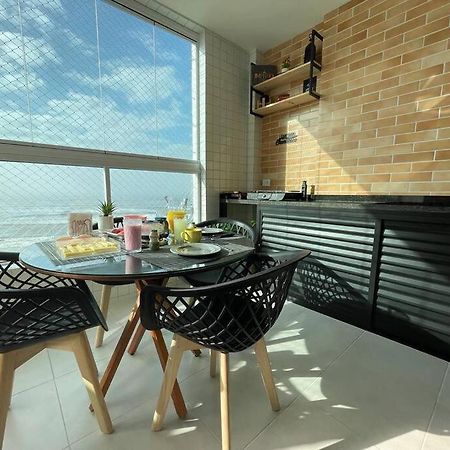 Ap Frente Mar Com Ar-Condicionado E Varanda Gourmet มอนกากวา ภายนอก รูปภาพ